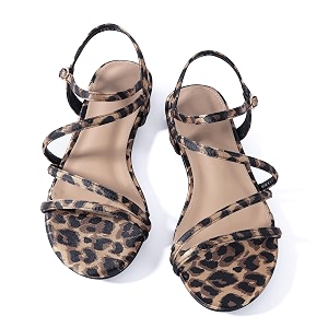 Mtzyoa Women Flat Sandals Dressy Strappy Gladiator