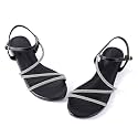 Mtzyoa Women Flat Sandals Dressy Strappy Gladiator