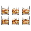 MUAC Crystal Bar Glass for Drinking Bourbon, Whisky, Scotch, Cocktails, (Set of 1 Glass) (300ml)