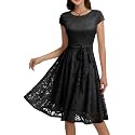 MUADRESS Women's Lace Cocktail Wedding Party Dress