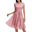 MUADRESS Women's Lace Cocktail Wedding Party Dress
