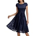 MUADRESS Women's Lace Cocktail Wedding Party Dress