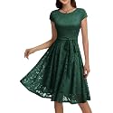 MUADRESS Women's Lace Cocktail Wedding Party Dress