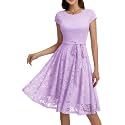 MUADRESS Women's Lace Cocktail Wedding Party Dress