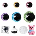 MUCUNNIA 168pcs 16-35mm 3D Sparkle Moon Safety Eyes with Washers