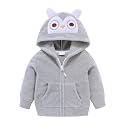 Mud Kingdom Fleece Hoodies Jacket for Boys Girls Full Zipper Long Sleeve Happy Halloween