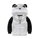 Mud Kingdom Fleece Hoodies Jacket for Boys Girls Full Zipper Long Sleeve Happy Halloween