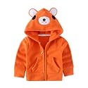 Mud Kingdom Fleece Hoodies Jacket for Boys Girls Full Zipper Long Sleeve Happy Halloween