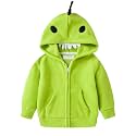 Mud Kingdom Fleece Hoodies Jacket for Boys Girls Full Zipper Long Sleeve Happy Halloween