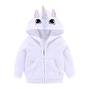 Mud Kingdom Fleece Hoodies Jacket for Boys Girls Full Zipper Long Sleeve Happy Halloween