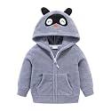 Mud Kingdom Fleece Hoodies Jacket for Boys Girls Full Zipper Long Sleeve Happy Halloween
