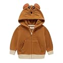 Mud Kingdom Fleece Hoodies Jacket for Boys Girls Full Zipper Long Sleeve Happy Halloween