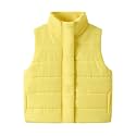 Mud Kingdom Girls Boys Puffer Vest Rainbow Stripes Stand Collar Sleeveless Jacket 2-9 Outerwear Years