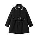 Mud Kingdom Girls Peacoat Dress Coat Faux Wool Lapel Outerwear