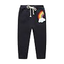 Mud Kingdom Kids Fleece Jogger Pants Winter Cute Bear
