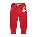 Mud Kingdom Kids Fleece Jogger Pants Winter Cute Bear