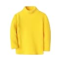 Mud Kingdom Kids Fleece Shirts High Collar Soft Tops Unisex