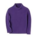 Mud Kingdom Kids Fleece Shirts High Collar Soft Tops Unisex