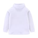 Mud Kingdom Kids Fleece Shirts High Collar Soft Tops Unisex