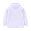 Mud Kingdom Kids Fleece Shirts High Collar Soft Tops Unisex