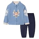 Mud Kingdom Little Boy Girls Outfits Tang
