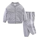 Mud Kingdom Little Boys Jogger Set Long Sleeve Casual Outfits Outerwear