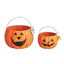 Mud Pie Halloween Pumpkin Treat Buckets