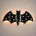 Mud Pie LED Light Up Bat Decor for Halloween, Small