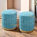 Mudda Pouf Round Sitting Foot Stool for
