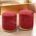 Mudda Pouf Round Sitting Foot Stool for