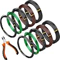Mudder 10 Roll Bonsai Training Wire Aluminum 1/1.5/2/2.5/3mm Classic