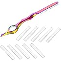 Mudder 11 Pcs Hair Razor for Cutting Thinning Styling Comb(Vivid Neon)