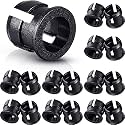 Mudder 200 Pieces 5mm LED Holder Black Plastic Light Emitting Diode Clips
