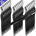 Mudder 21 Pcs Eyebrow Razor Face Trimmer Cover,Black