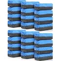 Mudder 24 Pack Microfiber Applicator Pad for Ceramic Car Wax, Blue and Gray