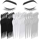 Mudder 28 Pcs Eyebrow Razors Facial Shaver Trimmer,Black,White,Gray