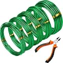 Mudder 5 Roll Bonsai Training Wire Aluminum 2/2.5/3/4/6mm Green