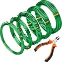 Mudder 5 Roll Bonsai Training Wire Aluminum 1/1.5/2/2.5/3mm Green