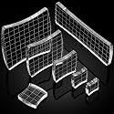 Mudder 7 Pcs Acrylic Stamp Blocks Set Clear with Grid Lines,Square Arc Edge