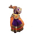 Mudra Dance Costumes Classical Bharatnatyam Readymade Orange