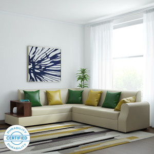 MUEBLES CASA Marco Leatherette 6 Seater Sofa
