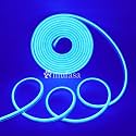 Mufasa Led Strip Lights,Led Neon Light Rope,Outdoor Flexible Light With Dc 12V Adapter,16.4 Ft/5M 2835 600 Leds Silicone Light - Diy (Blue),5 meters