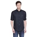 MUFTI Casual Solid Full Sleeved Shirt