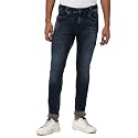 MUFTI Men39s Blue Black Skinny Fit Stretch