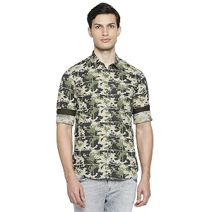 MUFTI Mens Slim Shirt