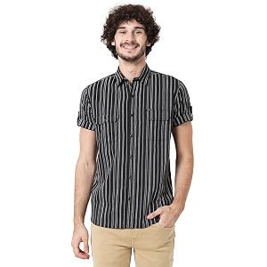 MUFTI Mens Slim Shirt