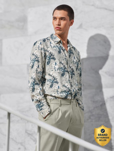 MUFTI Men Floral Print Casual Multicolor Shirt