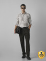 MUFTI Men Printed Casual Brown Shirt