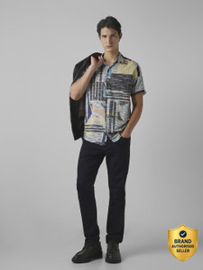 MUFTI Men Printed Casual Multicolor Shirt