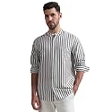 MUFTI Men Shirt Slim Fit Mandarin